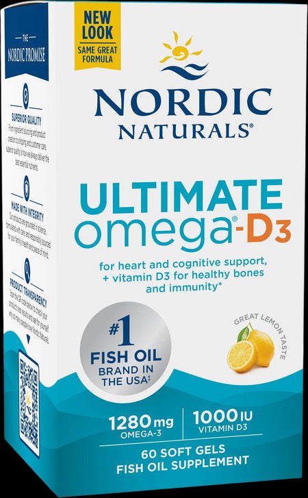Ultimate Omega-D3 1280 mg - Лимон