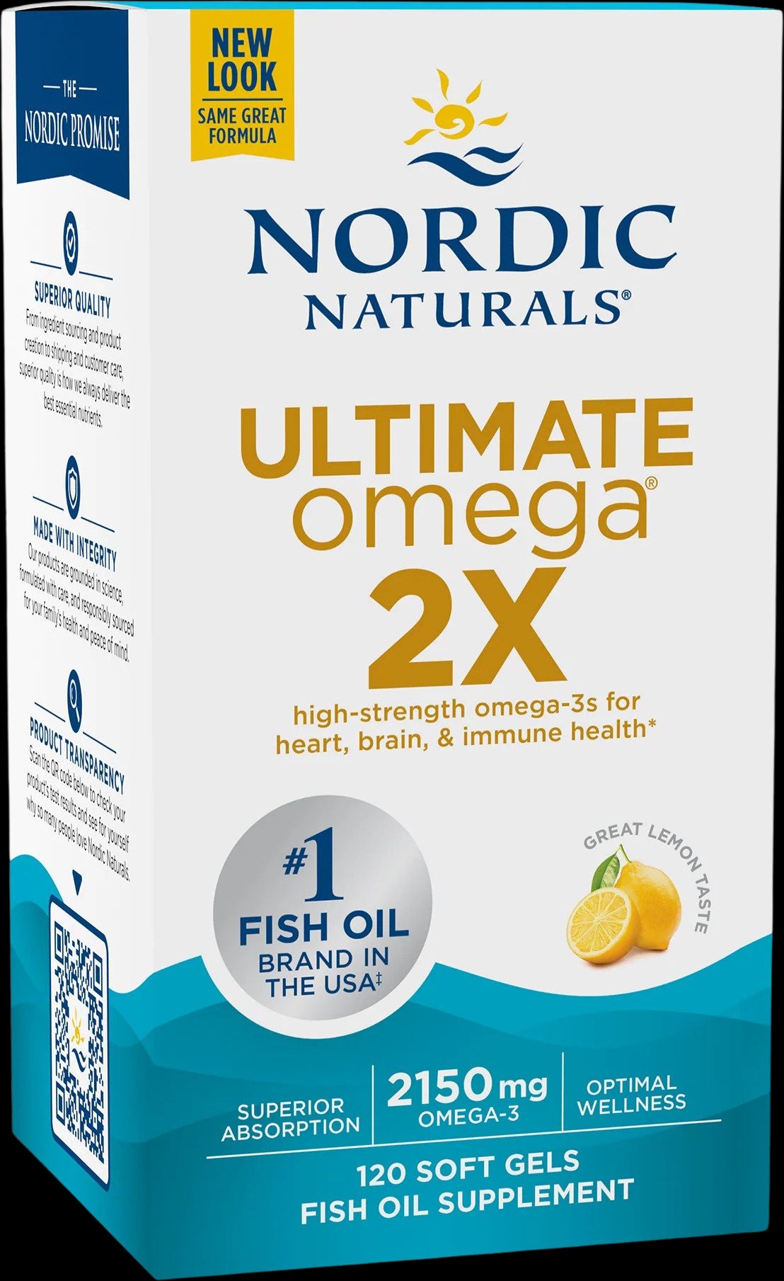 Ultimate Omega 2X 2150 mg - Лимон