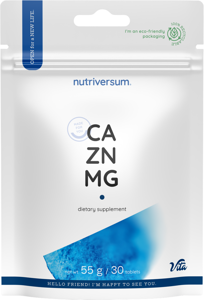 Ca/Zn/MG | Calcium Magnesium Zinc Formula - 