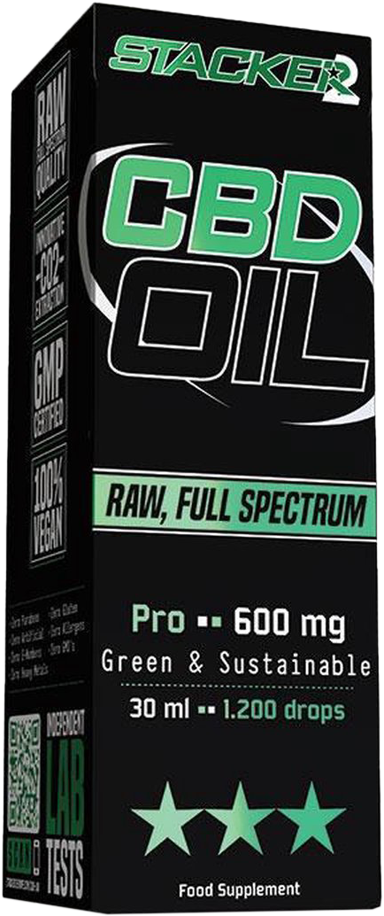 CBD Oil Pro 600 mg / Green &amp; Sustainable - BadiZdrav.BG