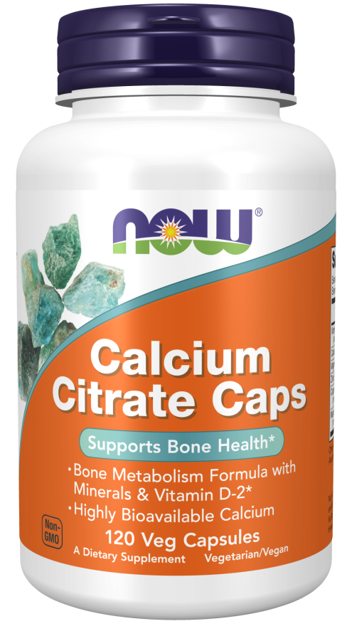 Calcium Citrate Caps | + Magnesium, Vitamin D, Zinc, Copper, Manganese - 