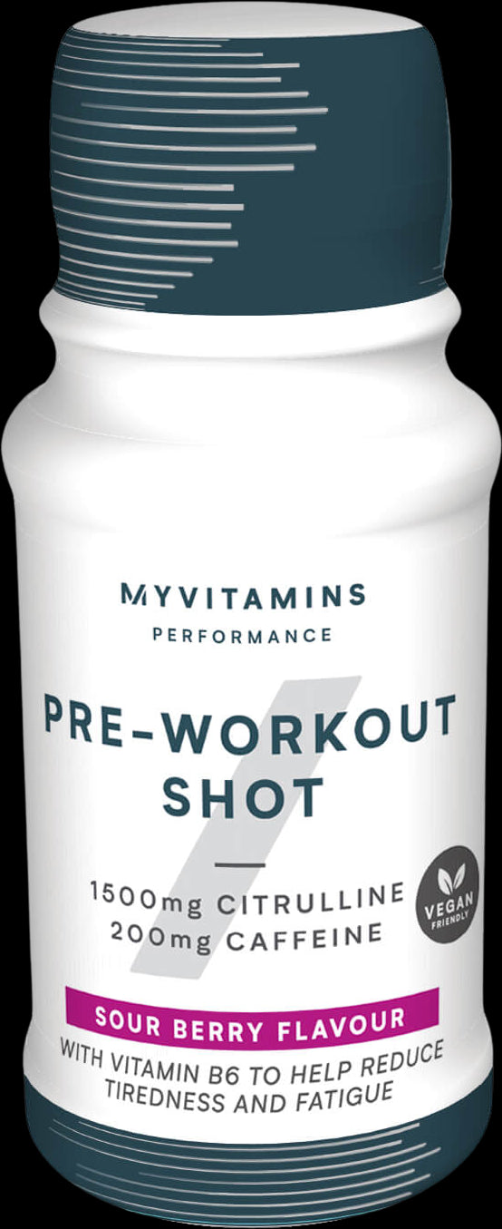 PreWorkout Shot | Myvitamins Series - Sour Berry