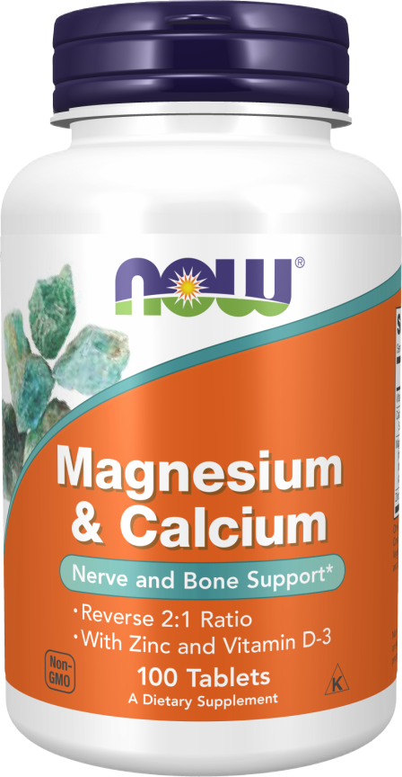 Magnesium &amp; Calcium | with Vitamin D3 &amp; L-OptiZinc