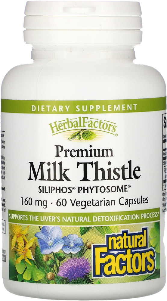 Premium Milk Thistle / Siliphos Phytosome 160 mg - BadiZdrav.BG