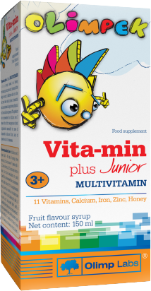 Vita-Min Plus Junior Multivitamin - BadiZdrav.BG