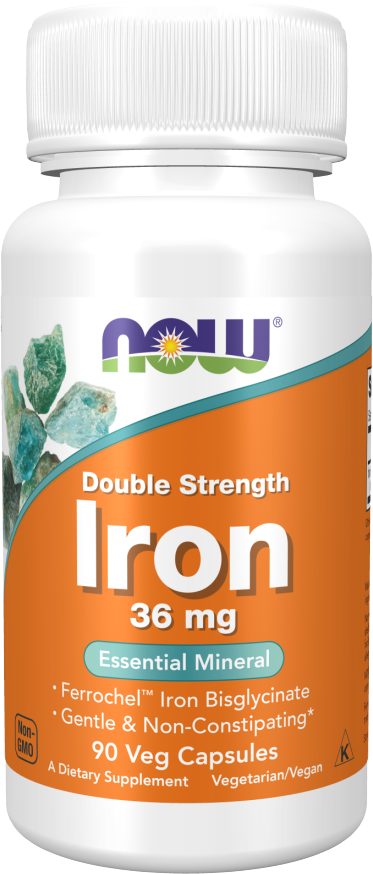 Iron 36 mg / Double Strength / Ferrochel Iron Bisglycinate - BadiZdrav.BG