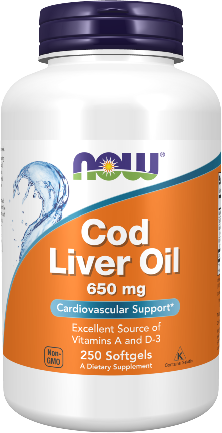 Cod Liver Oil 650 mg - BadiZdrav.BG