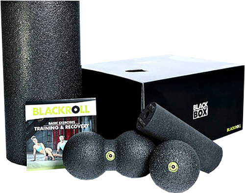 Blackroll® BlackBox Standard | Комплект от 4 уреда за самомасаж - Черен