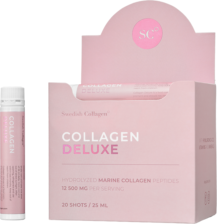 Collagen Deluxe Liquid | Hydrolyzed Marine Collagen Peptides with Hyaluronic Acid, Vitamins and Minerals - Неовкусен