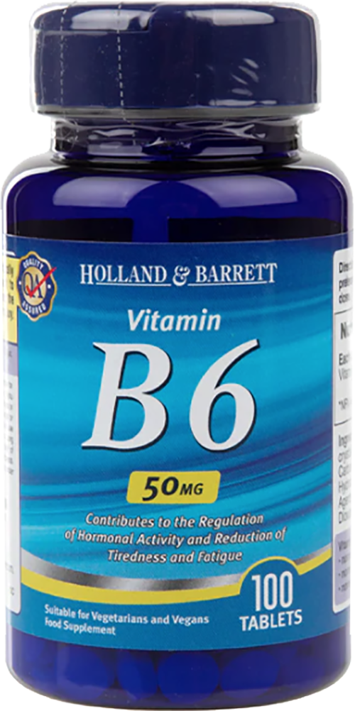 Vitamin B6 / Pyridoxine 50 mg - BadiZdrav.BG