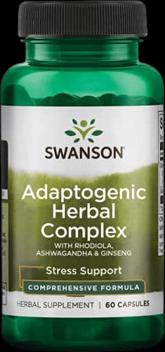 Adaptogenic Herbal Complex | with Rhodiola Ashwagandha Ginseng - BadiZdrav.BG