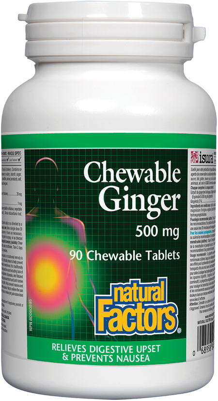Chewable Ginger 500 mg - BadiZdrav.BG
