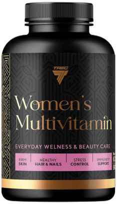 Women&#39;s Multivitamin | with Fish Collagen Peptides, Hyaluronic Acid, CoQ10, L-Carnitine, CLA &amp; Green Tea - 