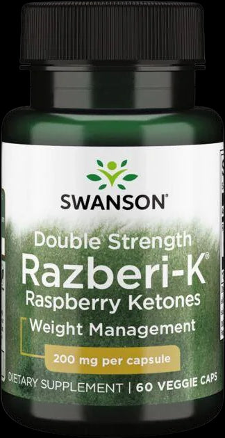 Razberi - K 200 mg | Double Strength Raspberry Ketones - BadiZdrav.BG