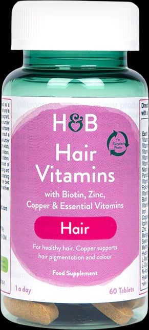 Hair Vitamins | With Biotin, Zinc and Copper - BadiZdrav.BG