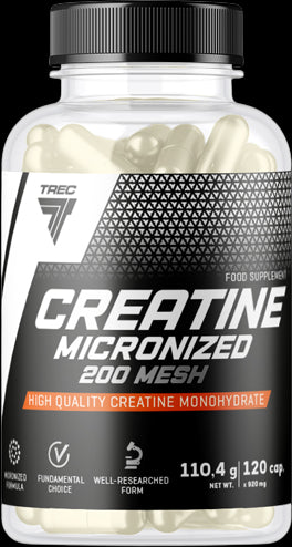 Creatine Micronized 200 Mesh | High Quality Creatine Monohydrate Caps - 