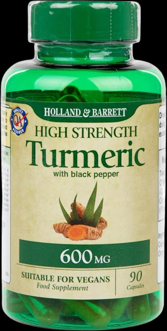 High Strength Turmeric 600 mg | With Black Pepper - BadiZdrav.BG