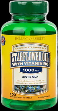 Starflower Oil 1000mg | With Vitamin B6 - BadiZdrav.BG
