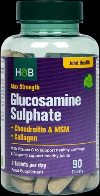 Max Strength Glucosamine Sulphate | Plus Chondroitin, MSM and Collagen