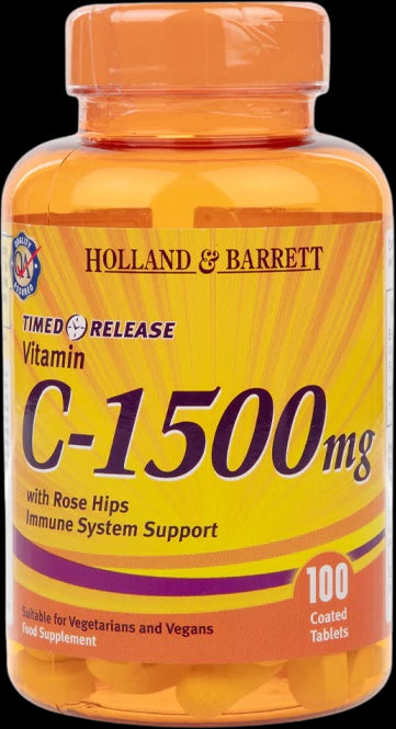 Vitamin C with Rose Hips 1500 mg | Timed Release - BadiZdrav.BG