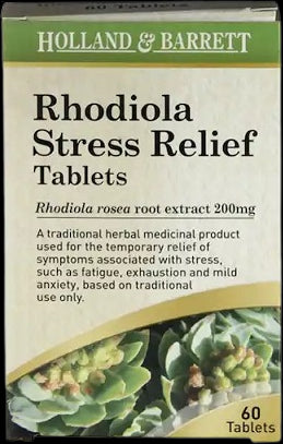 Rhodiola Stress Relief 200 mg - BadiZdrav.BG