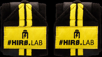 Hero Wrist Wraps | Black &amp; Yellow - BadiZdrav.BG