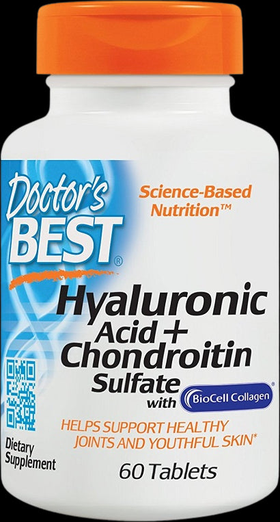 BEST Hyaluronic Acid + Chondroitin Sulfate / with BioCell Collagen - 