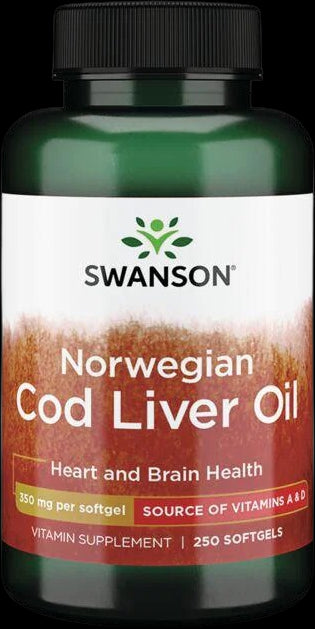 Norwegian Cod Liver Oil 350 mg - BadiZdrav.BG