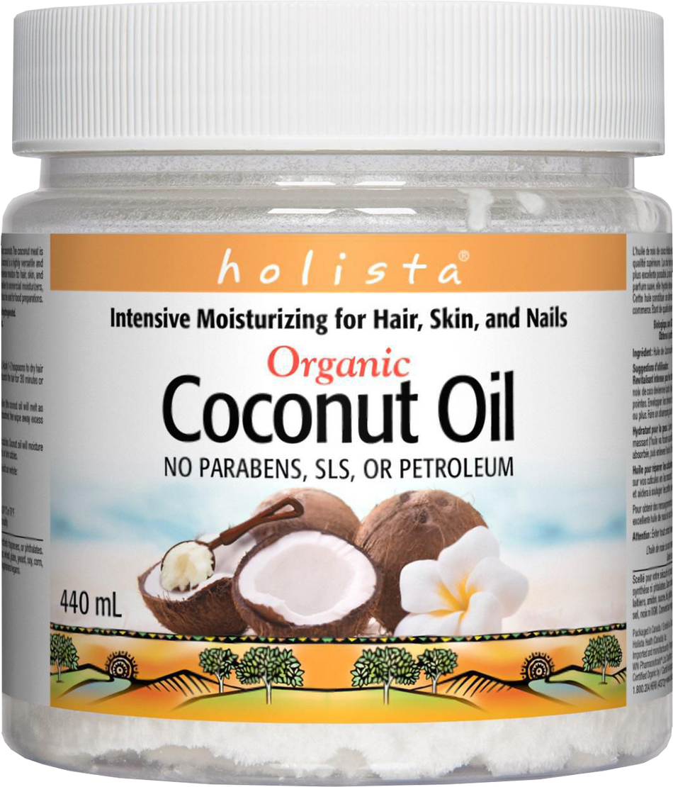 Coconut Oil Organic Holista 440 ml - BadiZdrav.BG