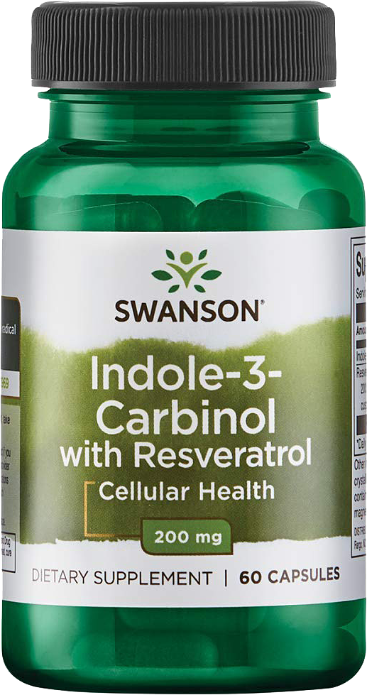 Indole-3-Carbinol with Resveratrol 200 mg - BadiZdrav.BG