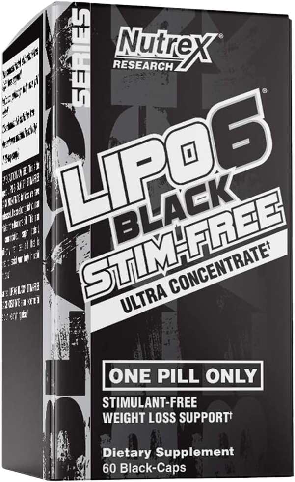 Lipo 6 Black Ultra Concentrate / Stim-Free - BadiZdrav.BG