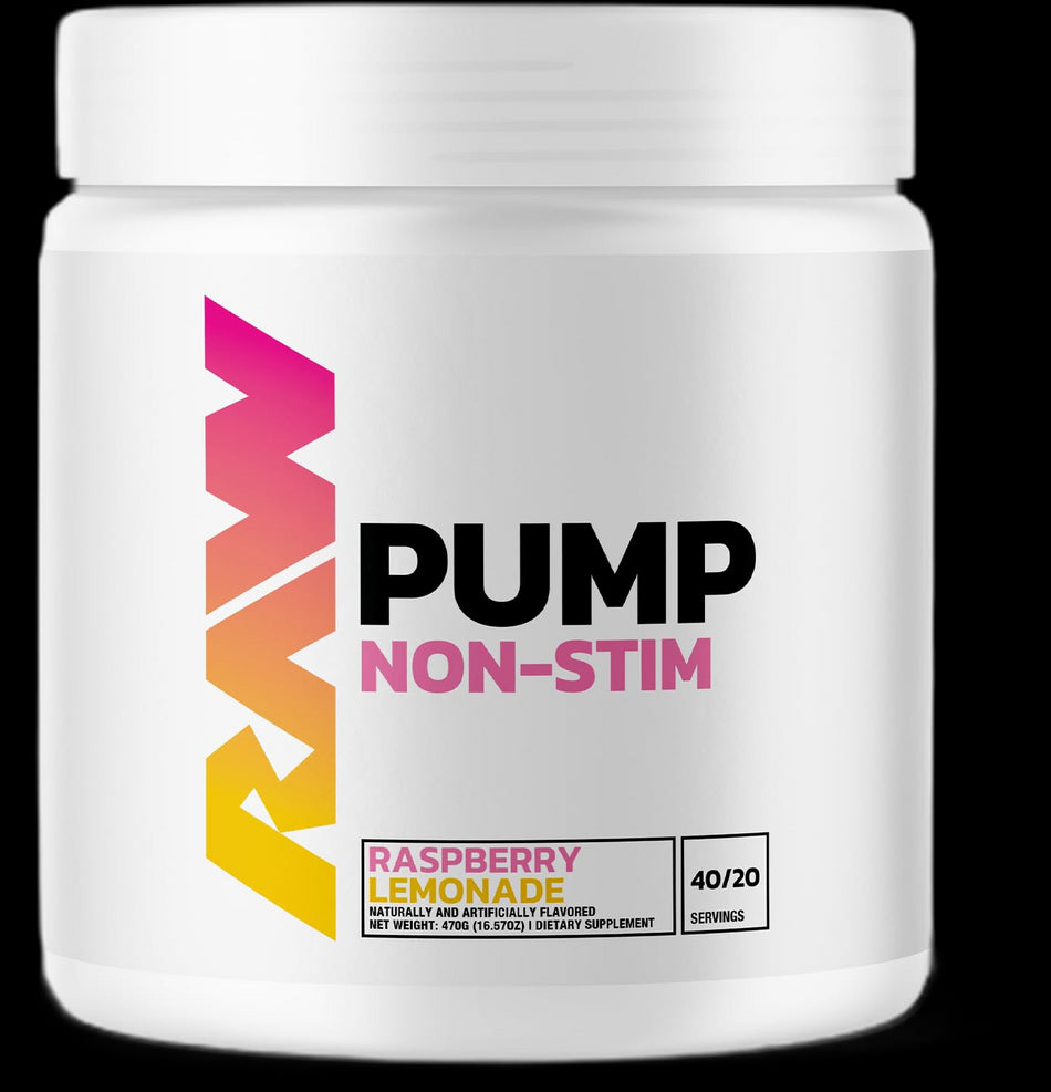 Raw Pump Non-Stim Pre-Workout | with Nitrosigine - Ягодова лимонада