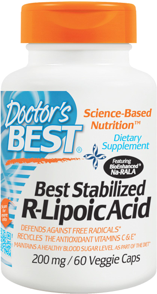 BEST R-Lipoic Acid / Stabilized NA-R-ALA 200 mg - BadiZdrav.BG
