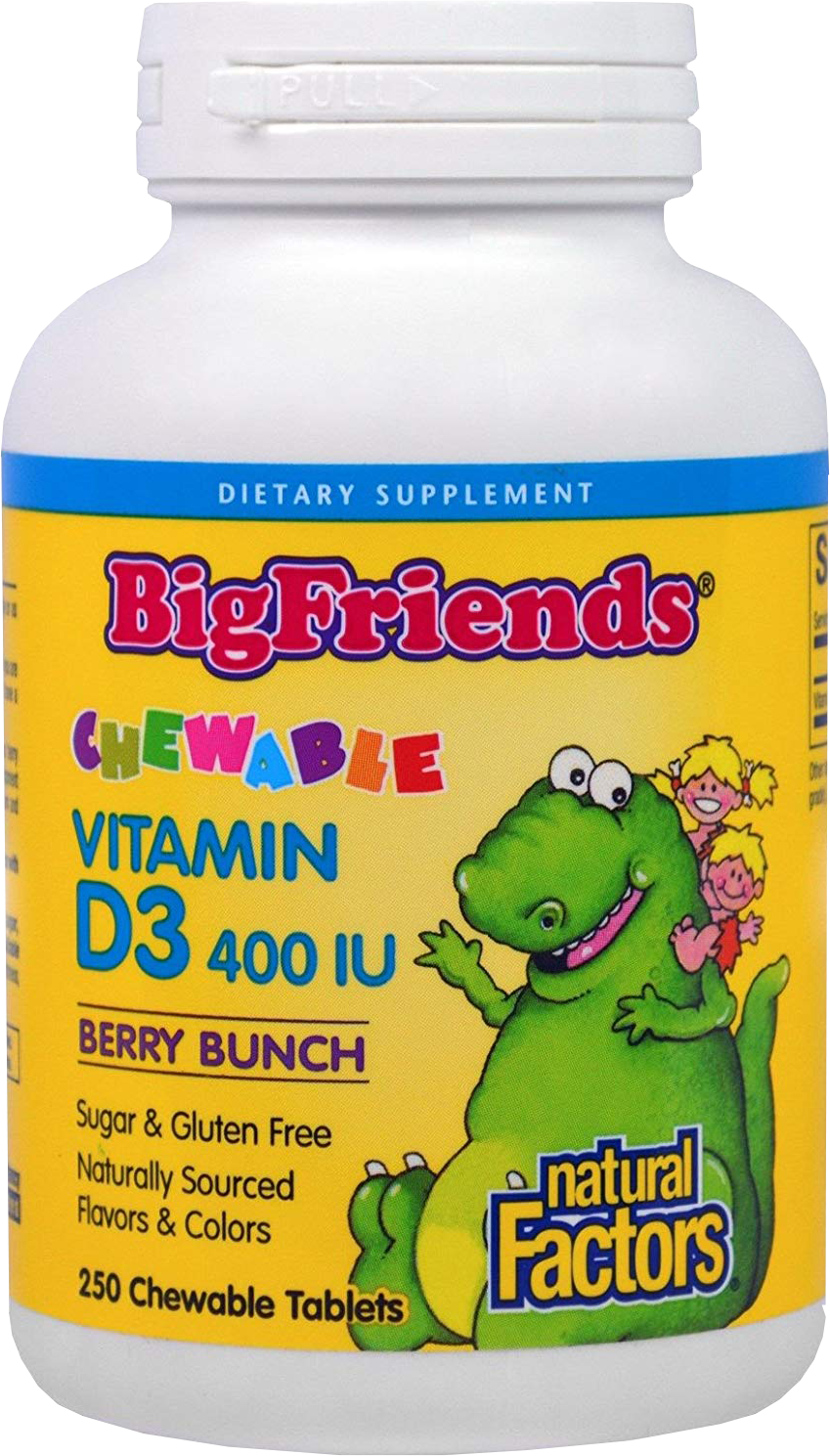 BigFriends Vitamin D3 for Kids 400 IU - BadiZdrav.BG