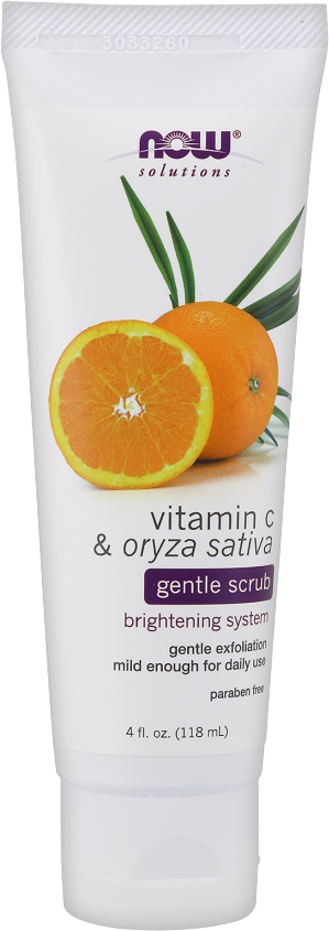 Vitamin C &amp; Oryza Sativa Gentle Scrub | Paraben Free - BadiZdrav.BG