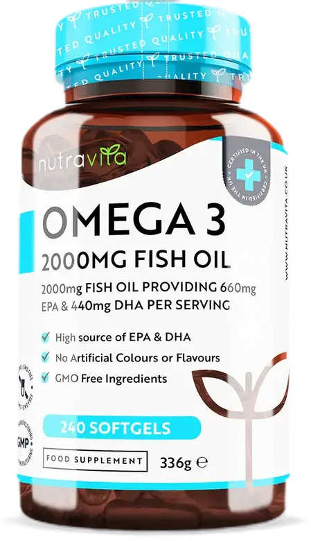 Omega 3 2000 mg /EPA 660 mg, DHA 440 mg - BadiZdrav.BG