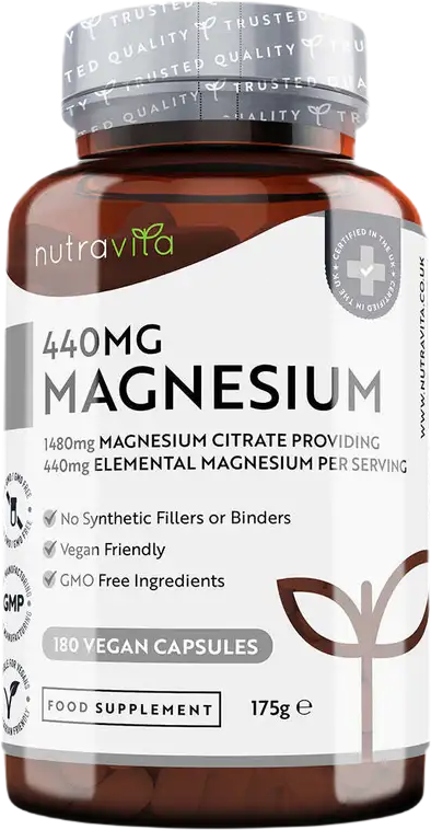 Magnesium Citrate 440 mg - BadiZdrav.BG