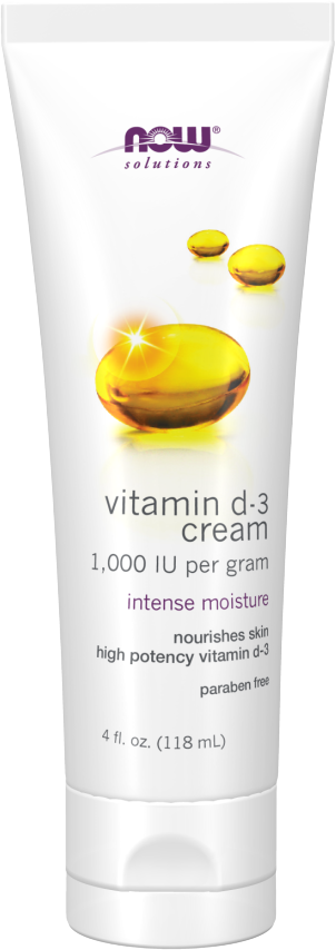 Vitamin D-3 Cream 1000 IU per Gram | Paraben Free - BadiZdrav.BG