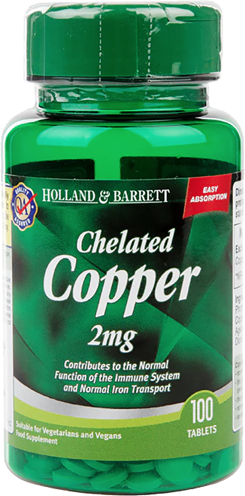 Chelated Copper 2 mg