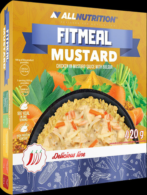 FitMeal Mustard | Ready-to-eat High-Protein Meal - BadiZdrav.BG