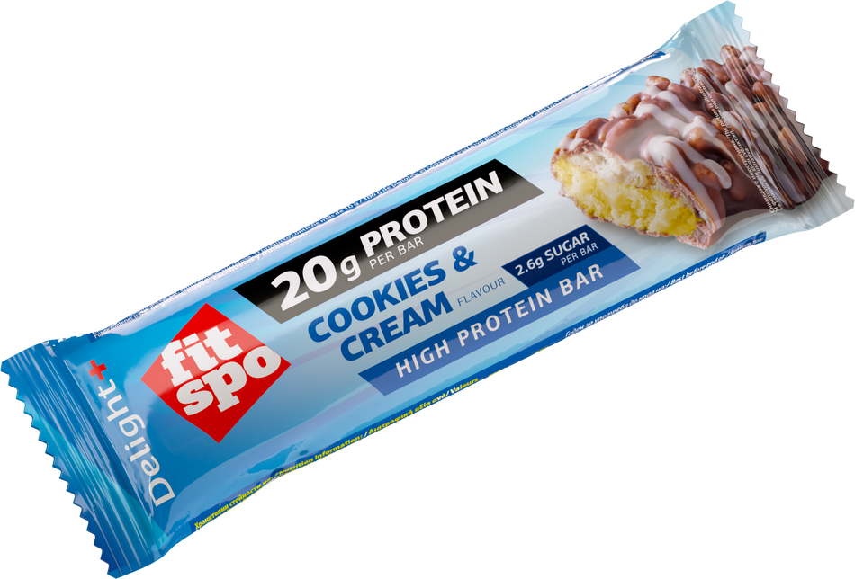 Delight+ | Protein Bar - Бисквити с крем