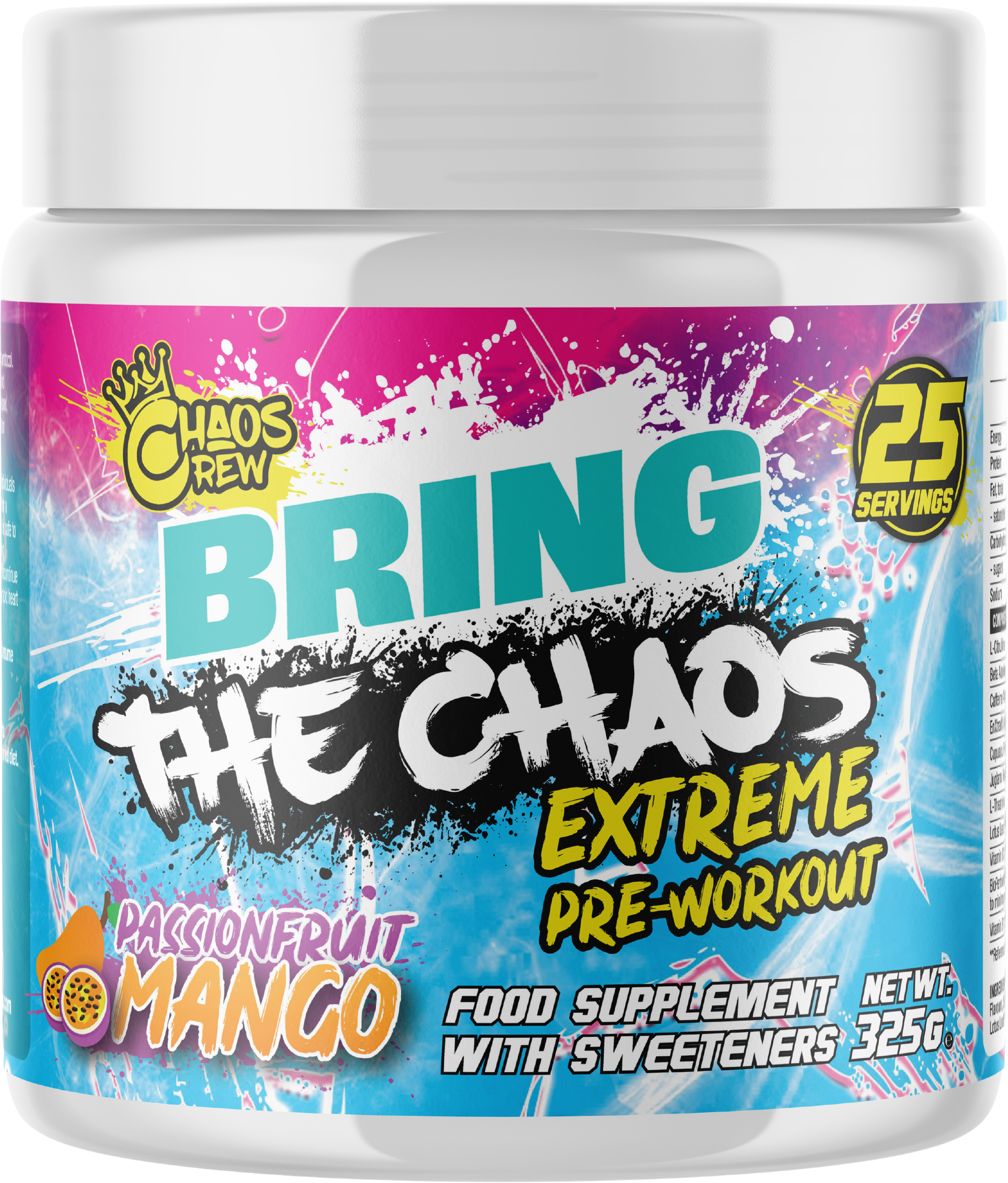 Bring the Chaos V2 | Extreme Pre-Workout - Strawberry Orange Sherbet