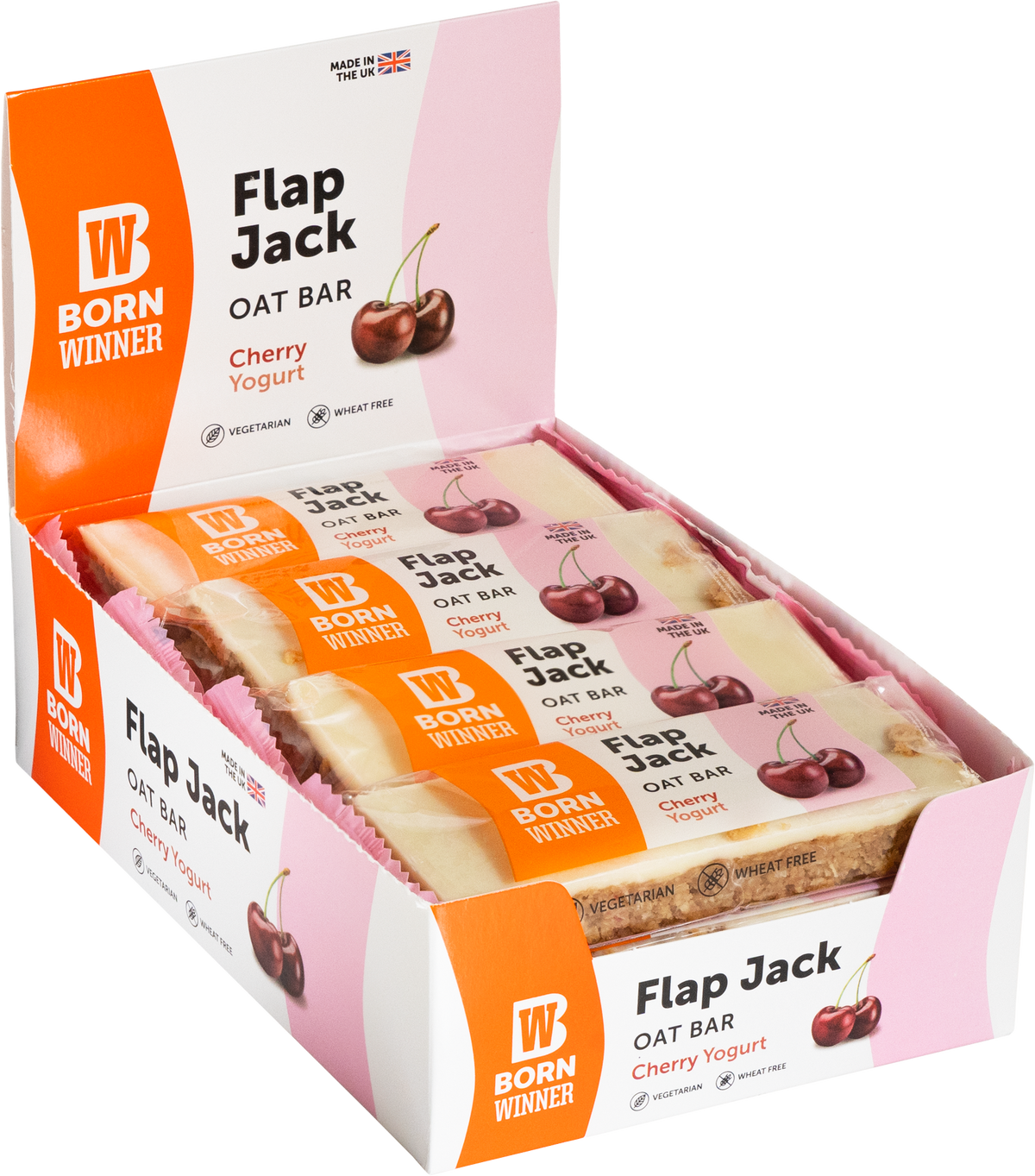 Flap Jack Oat Bar | with Topping - Черешов йогурт