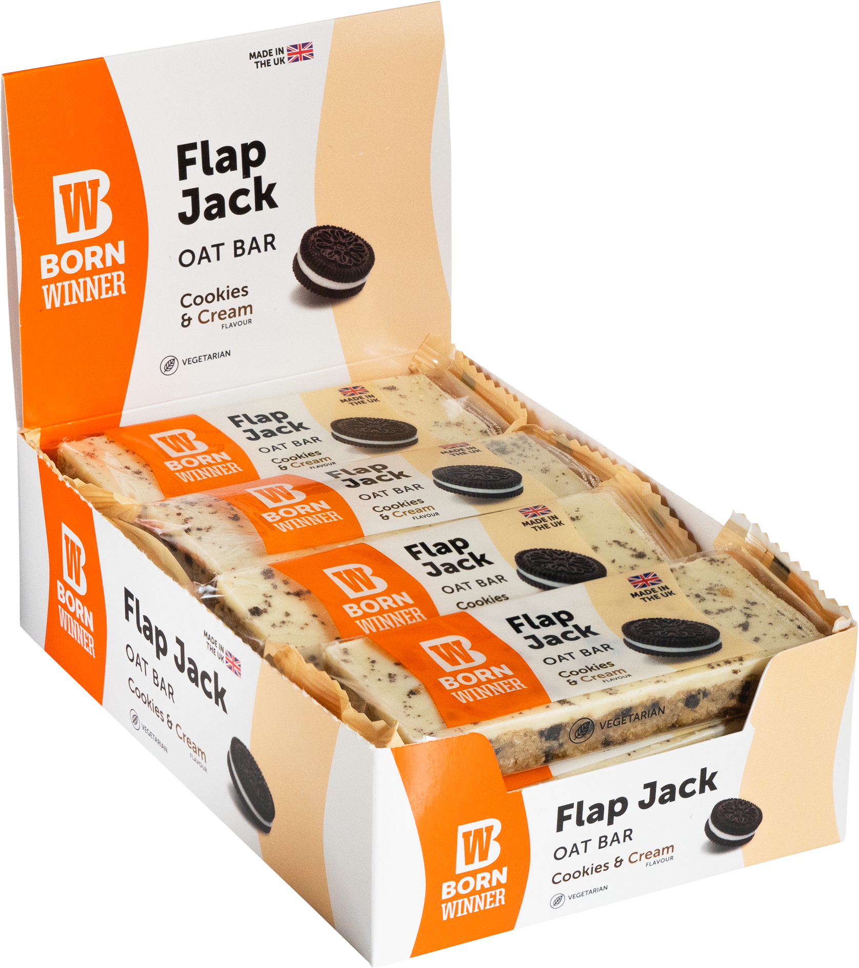 Flap Jack Oat Bar | with Topping - Бисквити с крем