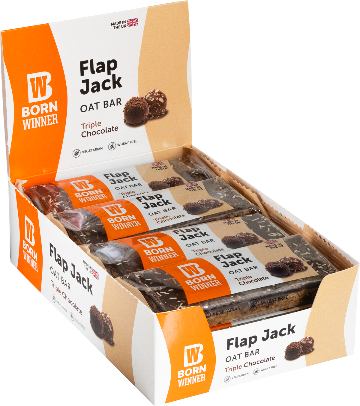 Flap Jack Oat Bar | with Topping - Троен Шоколад