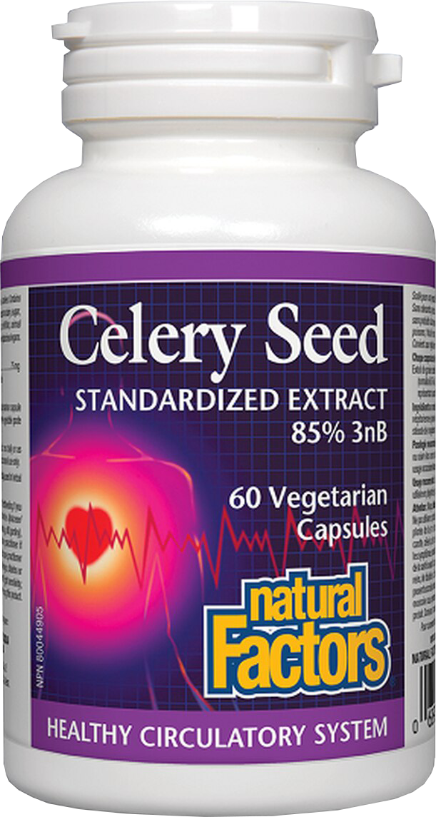 Celery Seed Standardized Extract 85% 3nB 75 mg - BadiZdrav.BG