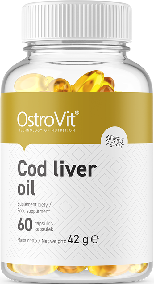 Cod Liver Oil 500 mg - BadiZdrav.BG