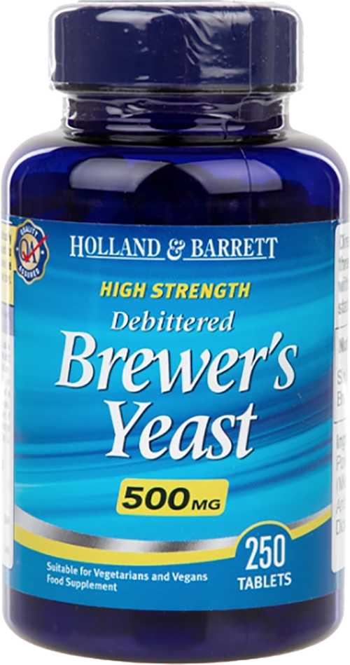 Brewers Yeast 500 mg / High Strength - BadiZdrav.BG