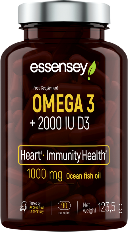 Omega 3 + Vitamin D3 2000 IU - 