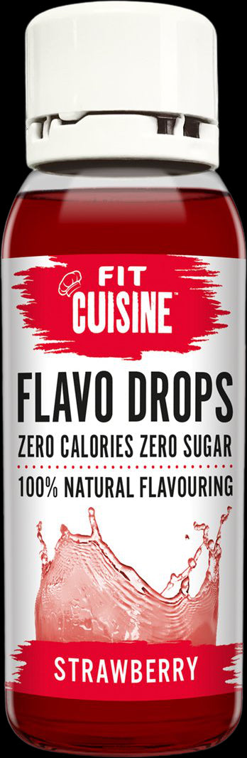 Fit Cusine Flavo Drops | Zero Calories - Zero Sugar - 100% Natural Flavoring - Ягода